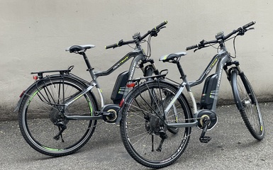 ebike Haibike Trekking, Bosch Performance 250W Dual Battery (800Wh), Shimano XT